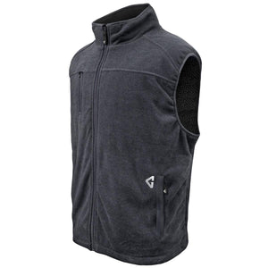 Gerbing black fleece vest with full zip closure and chest pocket
