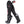 Pair of black Gerbing heated socks with grey accents and battery pocket