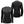 Gerbing womens black long sleeve heated base layer shirt front and back view