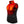 Gerbing womens heated vest with red glowing heating elements on chest and collar