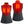 Gerbing heated fleece vest showing front and back heating elements