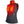 Gerbing womens heated fleece vest with visible heating elements in red