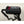 Gerbing black rectangular battery pouch with adjustable elastic strap and buckle