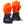 Gerbing heated gloves with visible internal heating elements glowing orange