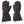Gerbing Gyde black heated lobster mittens with red logo and power button