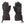 Gerbing black heated gloves with red accents and power button on the wrist