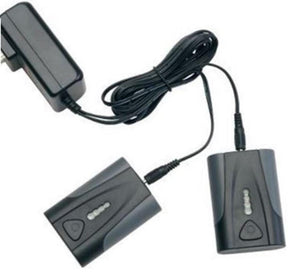 Gerbing dual battery charger with two rechargeable battery packs