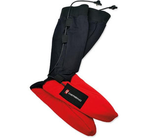 Gerbing red and black heated insoles with power cables