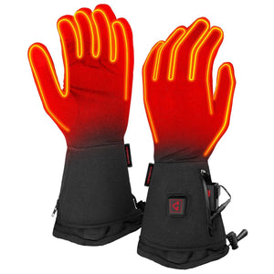 Gerbing heated gloves with visible internal heating elements
