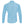 Back view of a light blue long sleeve quarter zip athletic shirt