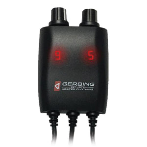 Gerbing dual portable temperature controller with two knobs and red digital display