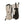 Hestra beige and black three finger ski gloves