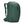 Thule green travel backpack with side compression straps and shoulder harness
