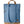 FjallRaven blue tote bag with brown leather handles and base