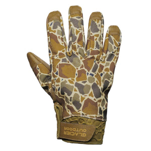 Glacier Glove camouflage outdoor glove with velcro wrist strap