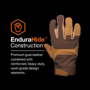 Glacier Glove EnduraHide goat leather work glove with reinforced design