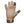 Glacier Glove tan leather work glove with black reinforced fingertips