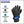 Glacier Glove Kenai waterproof neoprene glove with sharkskin texture and nylon lining