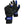 Glacier Glove black and blue fingerless fishing gloves with adjustable wrist straps