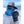 Person wearing Glacier Glove fishing gloves and blue neck gaiter on a boat