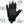 Glacier Glove fingerless glove showing Armor-Tek fabric, quick-dry fabric, padded palm, and velcro cuff features
