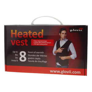 Glovii heated vest product packaging box