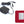 Glovii battery charger and red battery pack