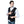Man wearing a black Glovii heated fleece vest with power button visible
