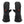 Pair of black Glovii heated mittens with power button on back