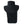 Black quilted neck gaiter with high collar