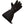Glovii black heated glove with power button and adjustable wrist strap