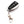 Glovii remote control with power and three heat level buttons on a metal keychain