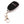 Glovii remote control key fob with silver metal clip