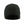 Glovii black ribbed knit beanie