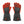 Glovii black heated gloves with glowing red heating elements in fingers and palms