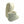 Glovii cream faux fur heated slippers with power button on side