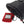 Glovii heated glove with red lithium polymer battery and power cable
