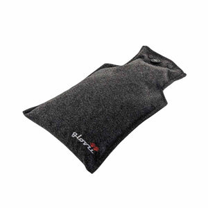 Glovii grey heated hand warmer pouch with power button