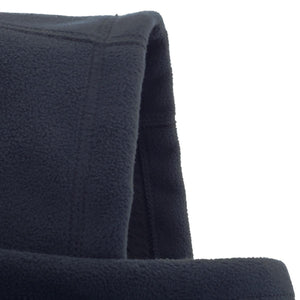 Close up of a dark blue Glovii fleece hood