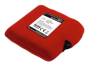 Glovii rechargeable battery pack with technical specifications label