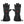 Glovii black heated gloves with red power button and adjustable wrist straps