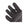 Glovii black glove with silicone grip dots on fingers and pull tabs
