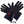 Black Glovii heated gloves with power button and adjustable wrist drawstrings