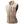 Gobi beige heated vest with blue zipper details and chest logo