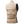 Back view of a beige utility vest with a large rear pocket and dark blue side panels