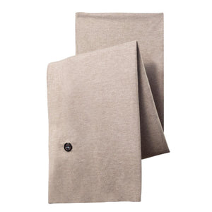 Gobi Heat tan heated scarf with power button