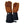 Gobi Heat black heated gloves with glowing orange heating elements visible on the fingers and palms
