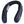 Gobi Heat navy blue wearable neck fan with metallic cooling plates