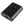 Black portable power bank with digital battery percentage display and power button