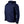 Gobi Heat navy blue softshell hooded jacket with front zipper and chest power button